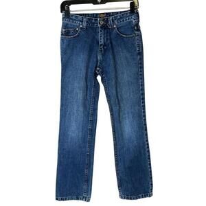 Quiksilver Boys‎ Jeans Size 26 Blue Denim Straight Leg 100% Cotton Surf Skate 12